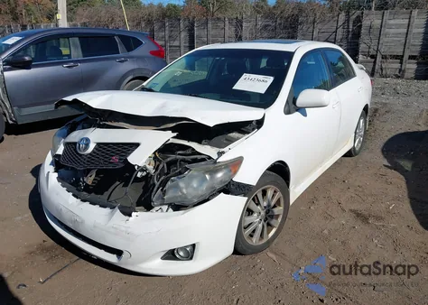 2010 Toyota Corolla S z USA, uszkodzony, nr VIN 2T1BU4EE3AC271263